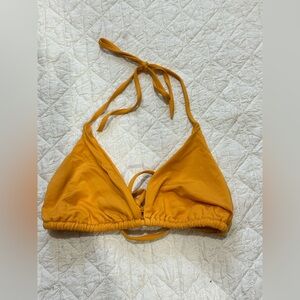 Onia Yellow Elastic Waistband Shorts